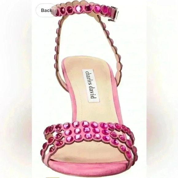 NWT CHARLES DAVID WOMEN’S PENELOPE HEELED SANDAL - Picture 3 of 14